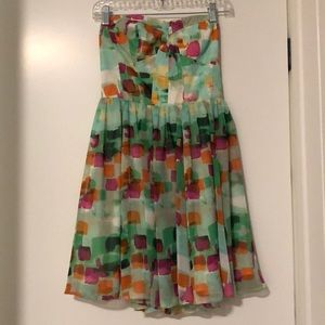 Strapless dress